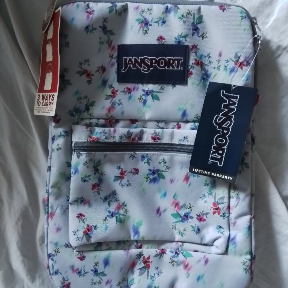 Floral jansport backpack
